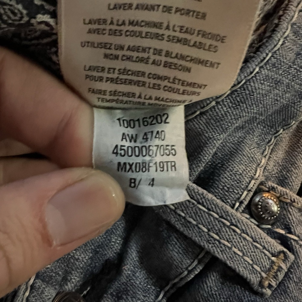 Ariat Women's 31R R.E.A.L. Mid Rise Stretch Whipstitch Boot Cut Jeans Blue Denim - Picture 7 of 7